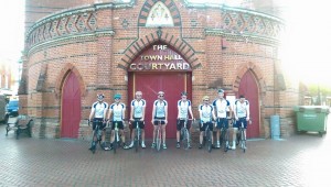 The team in Wokingham at 6AM on Saturday morning