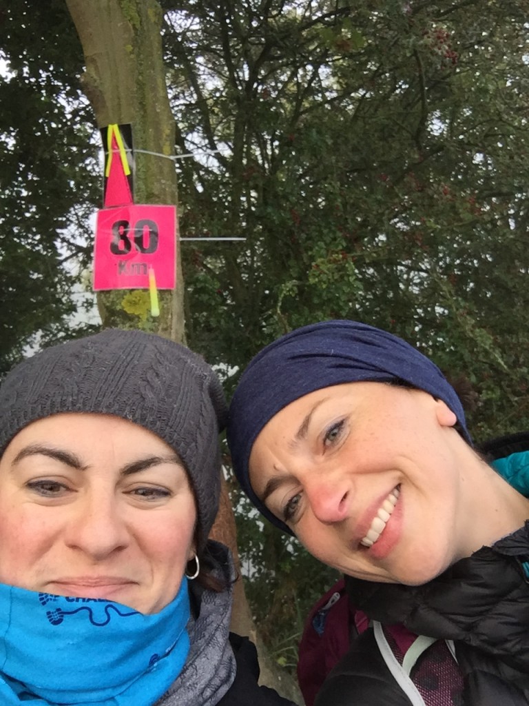 Still smiling at 80km